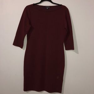 Sharagano Petite Burgundy dress
